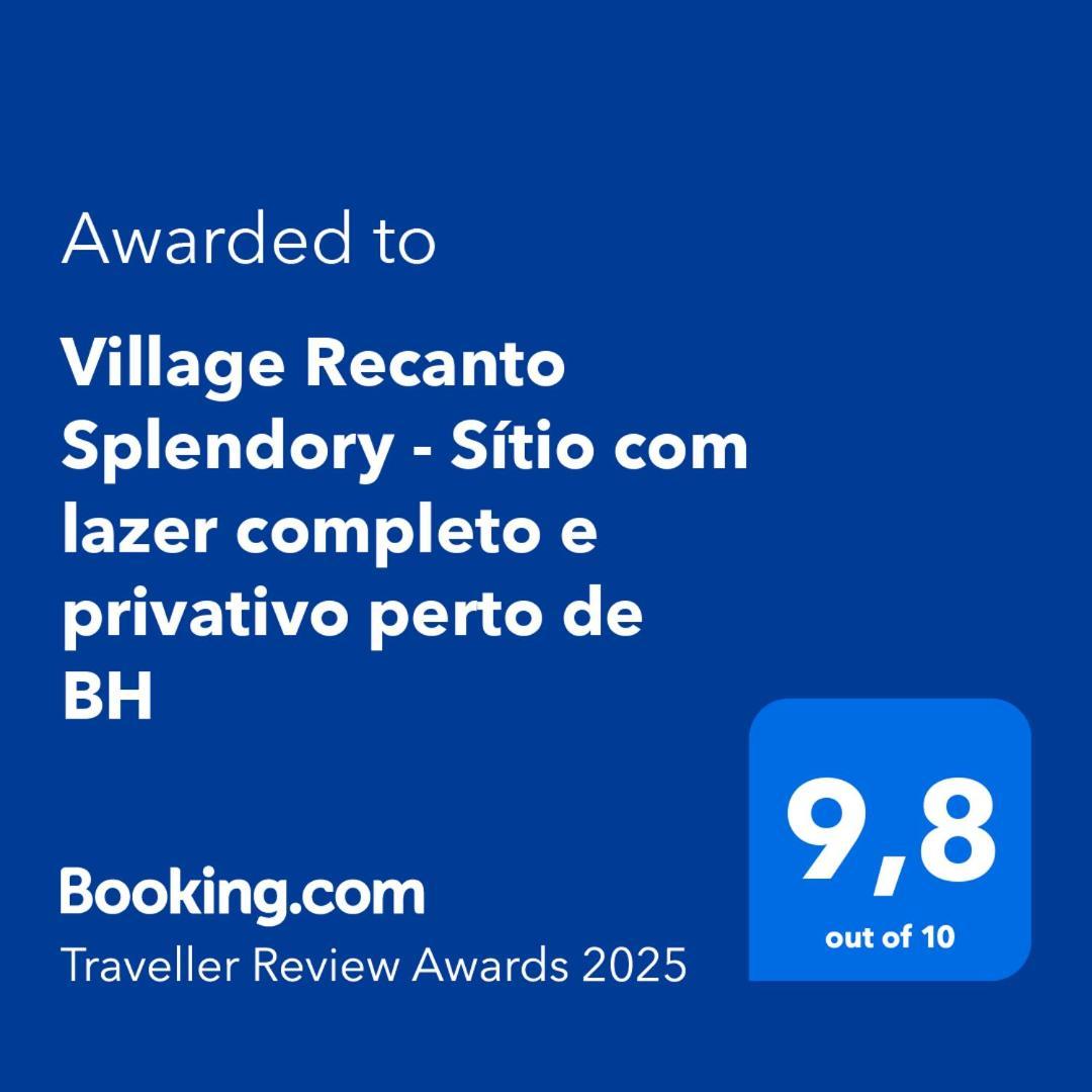 Village Recanto Splendory - Sitio Com Lazer Completo E Privativo Perto De Bh Prudente de Morais Exterior foto